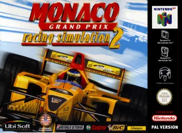 Monaco Grand Prix - Racing Simulation 2 (Europe) (En,Fr,Es,It) box cover front